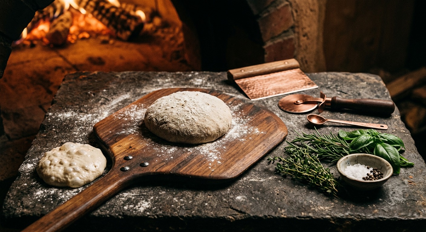 Preparación de Masa de Pizza Artesanal